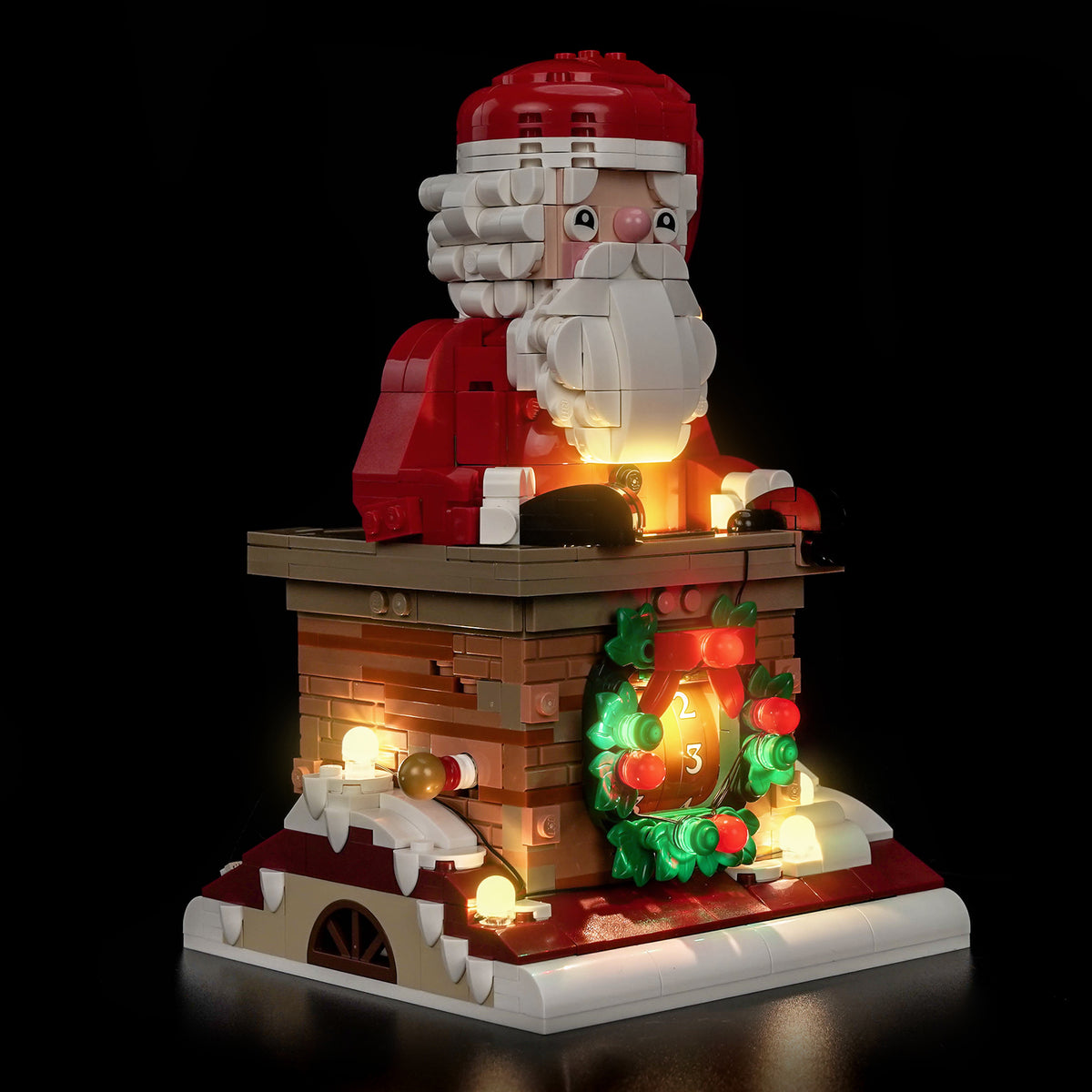 BrickBling Light Kit for LEGO Santa's Holiday Countdown 40874