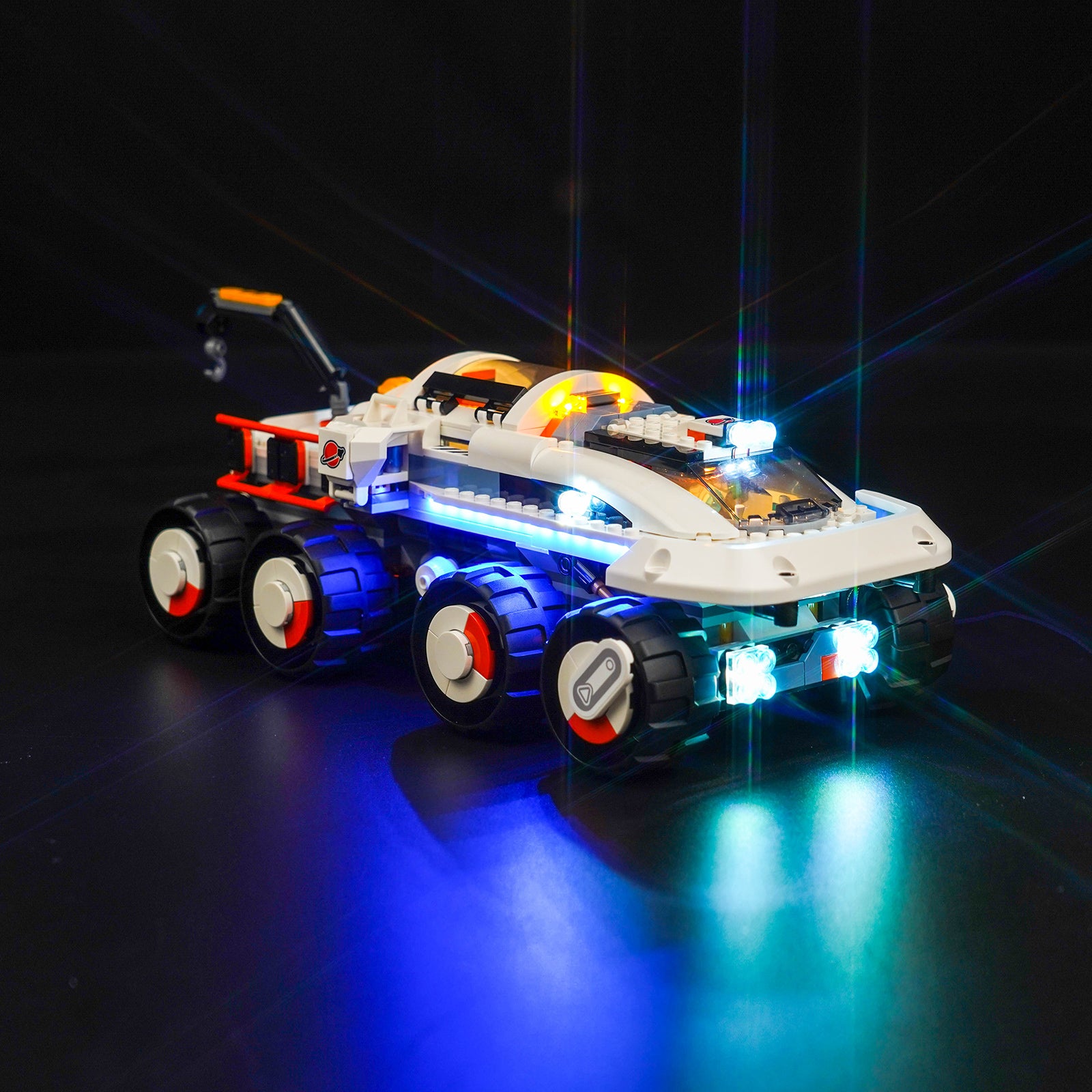 BrickBling Light Kit for LEGO City Command Rover and Crane Loader 60432