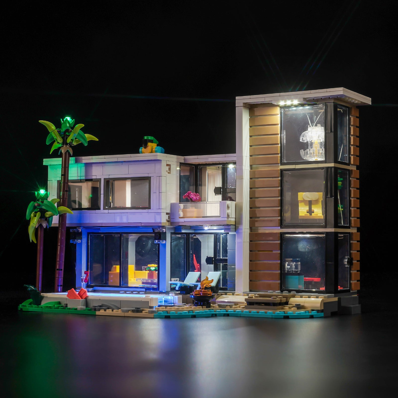 BrickBling Light Kit for LEGO Creator 3-in-1 Modern House 31153