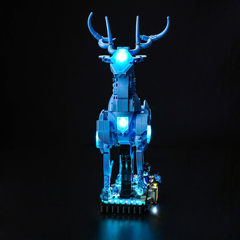 Kit d'éclairage BrickBling pour LEGO Expecto Patronum 76414 version télécommandée