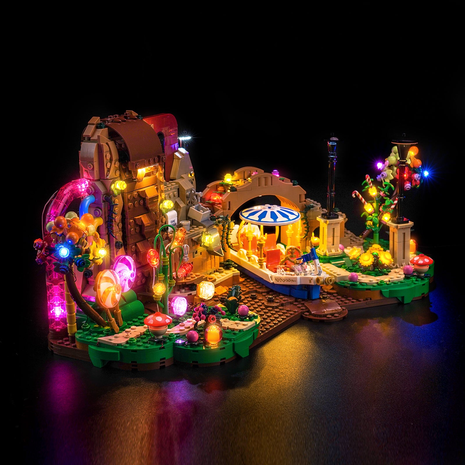 BrickBling Light Kit for LEGO Ideas Willy Wonka & the Chocolate Factory 21360