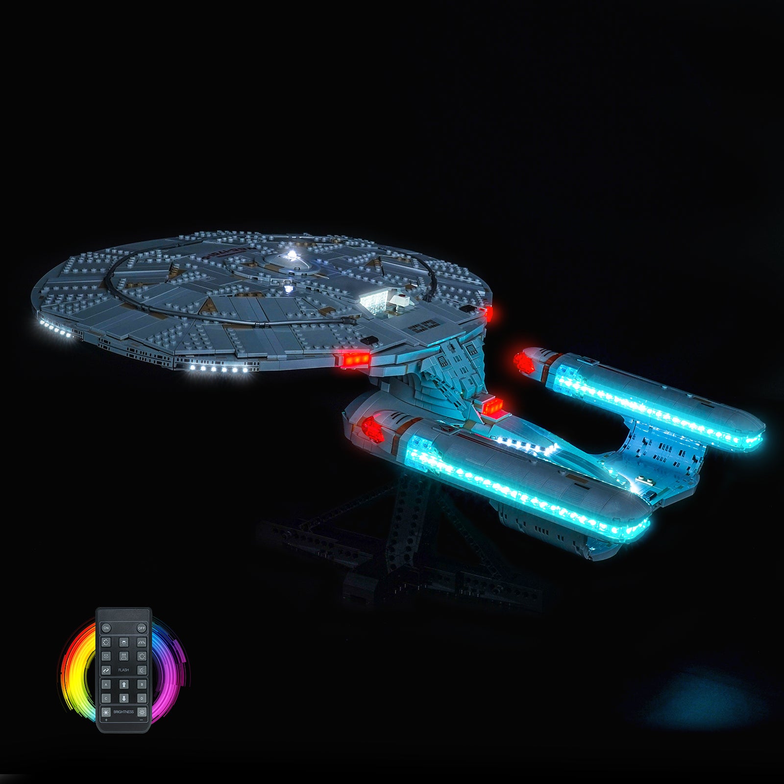 BrickBling Beleuchtungsset für LEGO Icons Star Trek: USS Enterprise NCC-1701-D™ 10356 Version 2