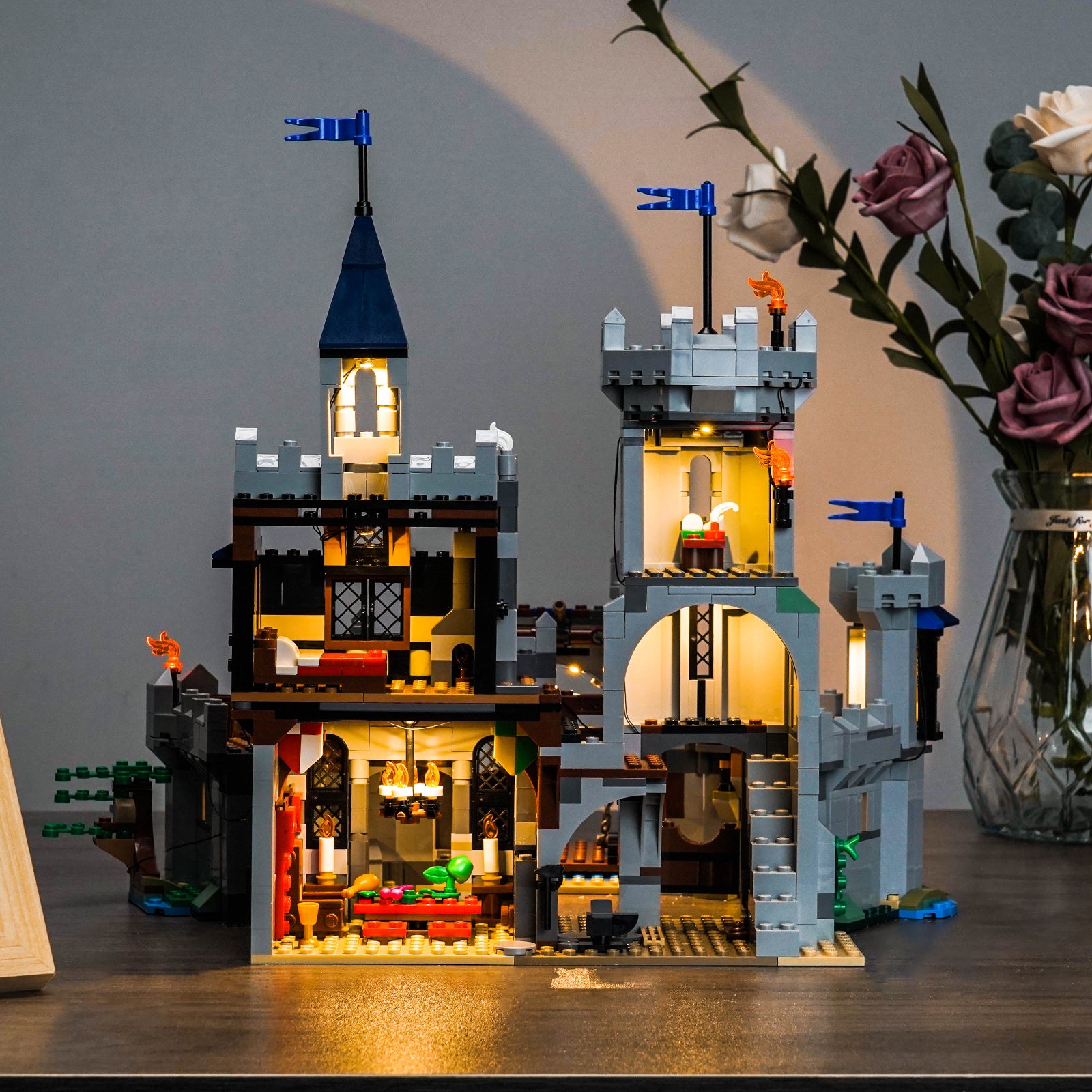 BrickBling Light Kit for LEGO Creator 3-in-1 Medieval Horse Knight Castle 31168