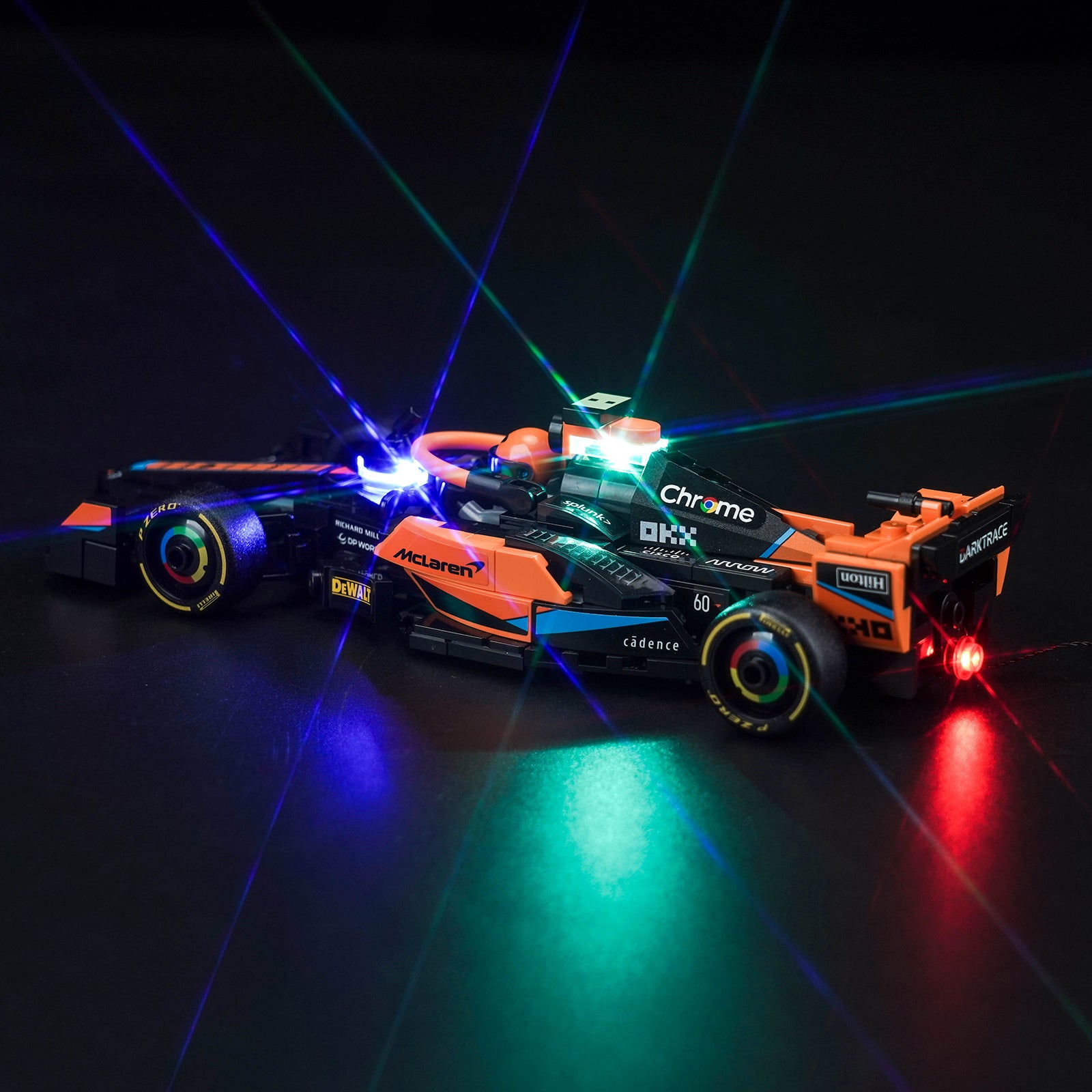 BrickBling Light Kit for LEGO Speed Champions 2023 McLaren Formula 1 Race Car 76919