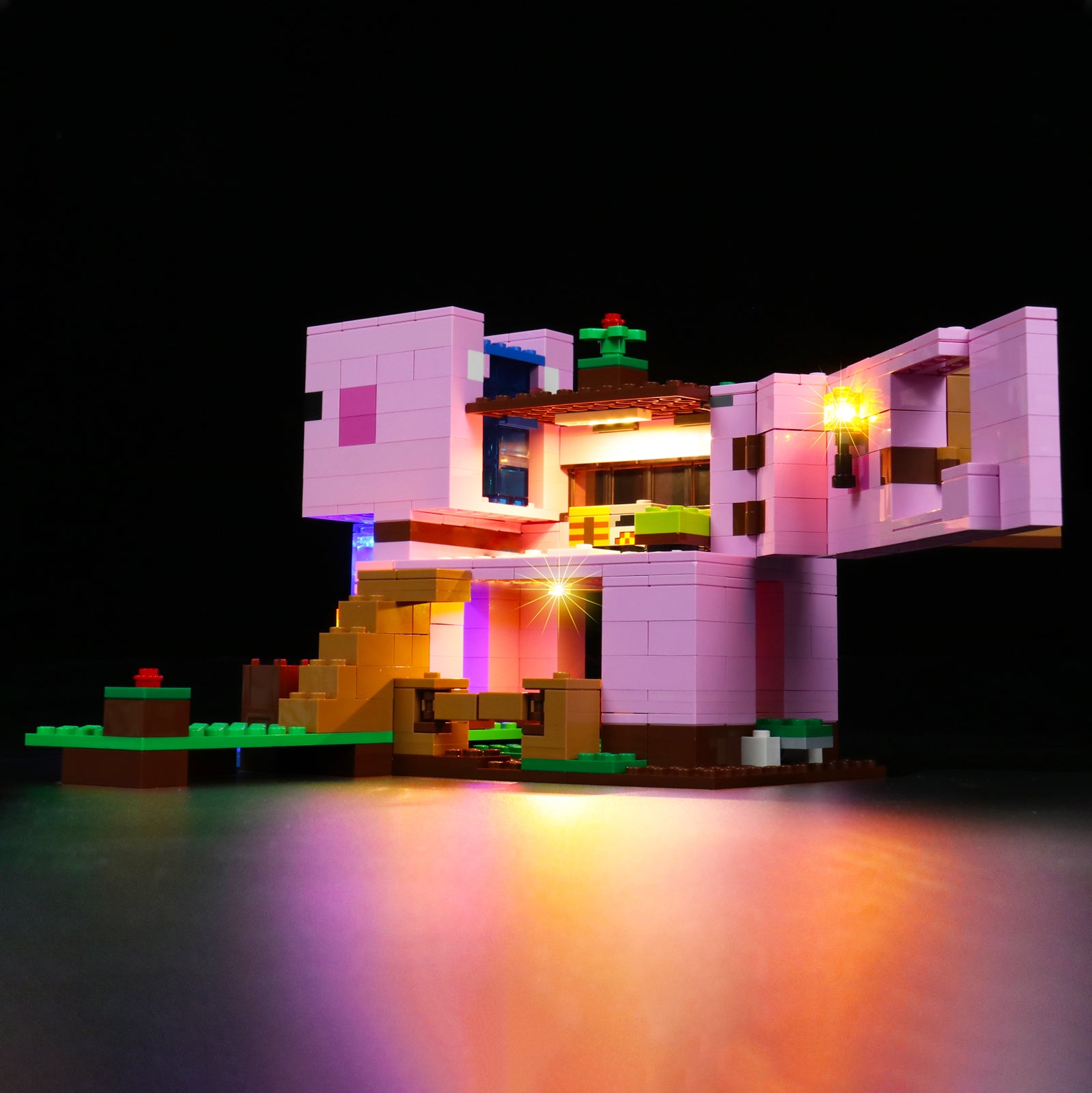 BrickBling Lichtset für LEGO Minecraft Pig House 21170