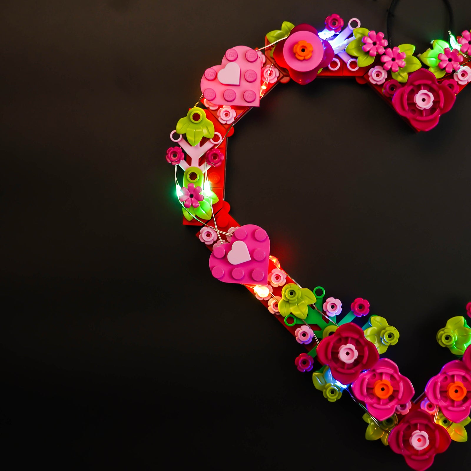 BrickBling Light Kit for LEGO Heart Ornament 40638