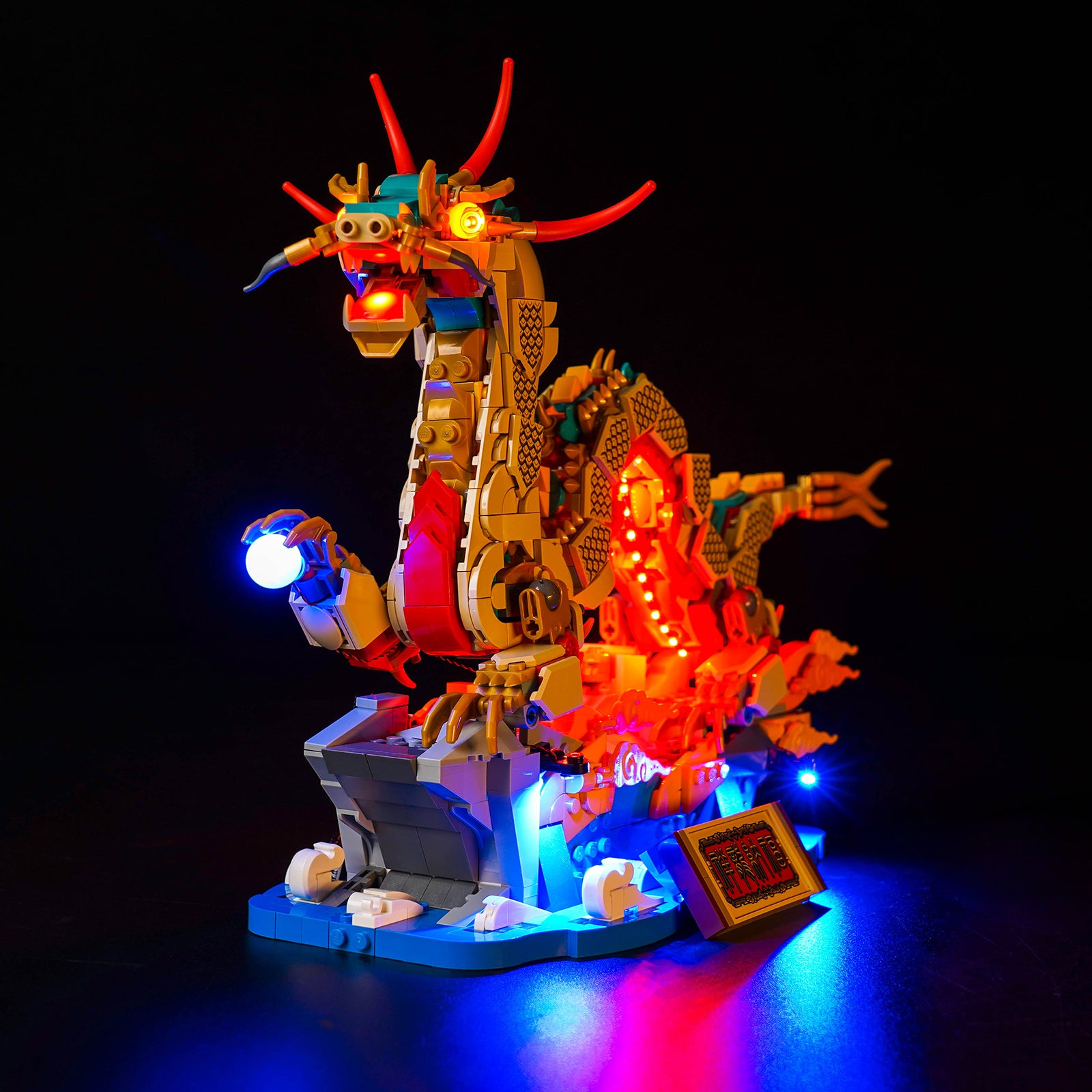 BrickBling Light Kit for LEGO Auspicious Dragon 80112