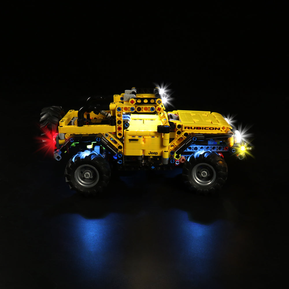 Kit d'éclairage BrickBling pour LEGO Technic Jeep Wrangler 42122