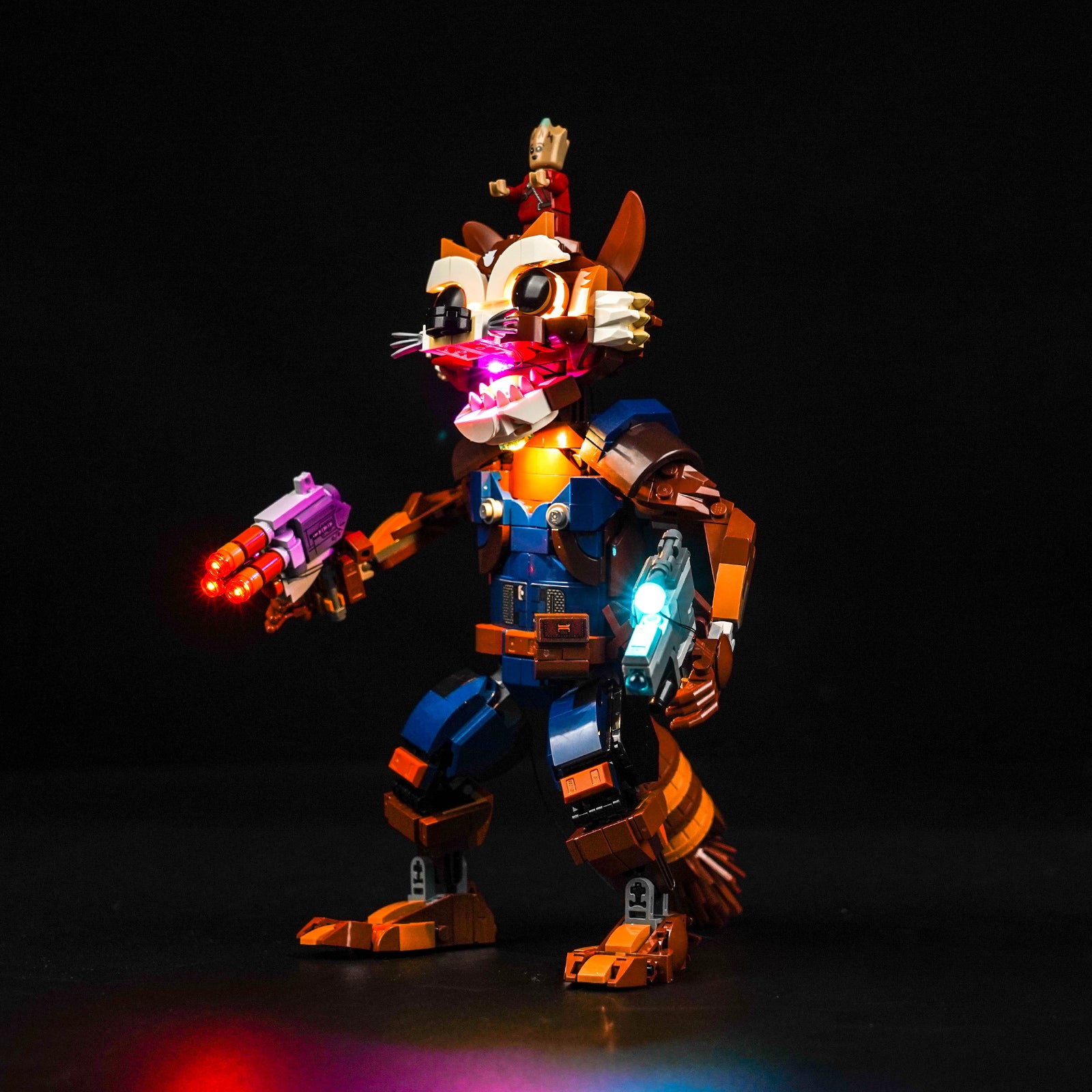 BrickbBling Light Kit for LEGO Marvel Rocket & Baby Groot 76282