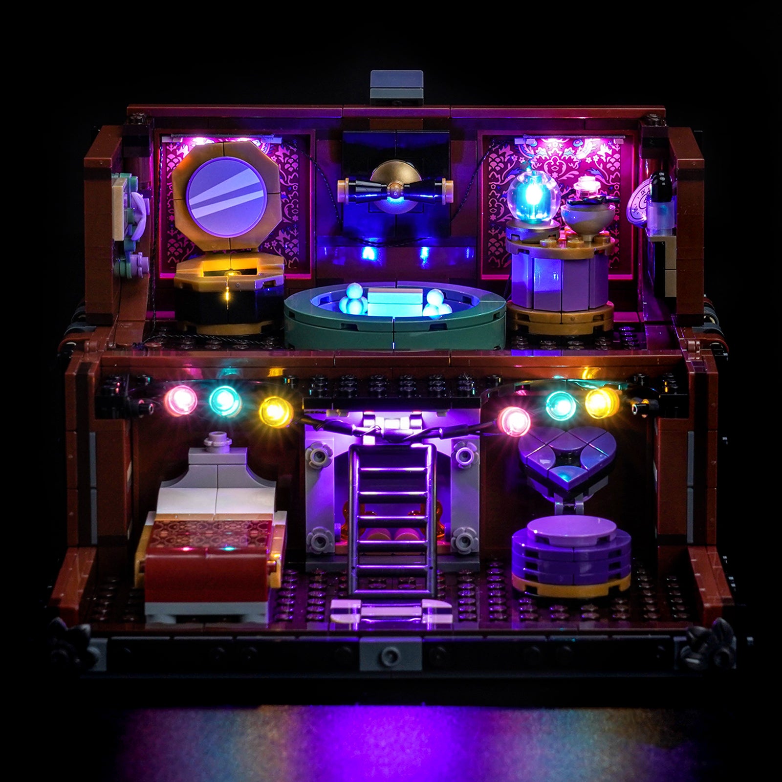 Kit d'éclairage BrickBling pour les ensembles LEGO Wednesday L'appartement de la Chose 76785