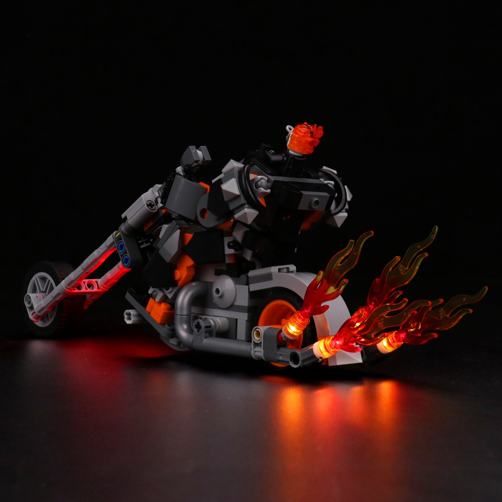 BrickBling Light Kit for LEGO Ghost Rider Mech & Bike 76245