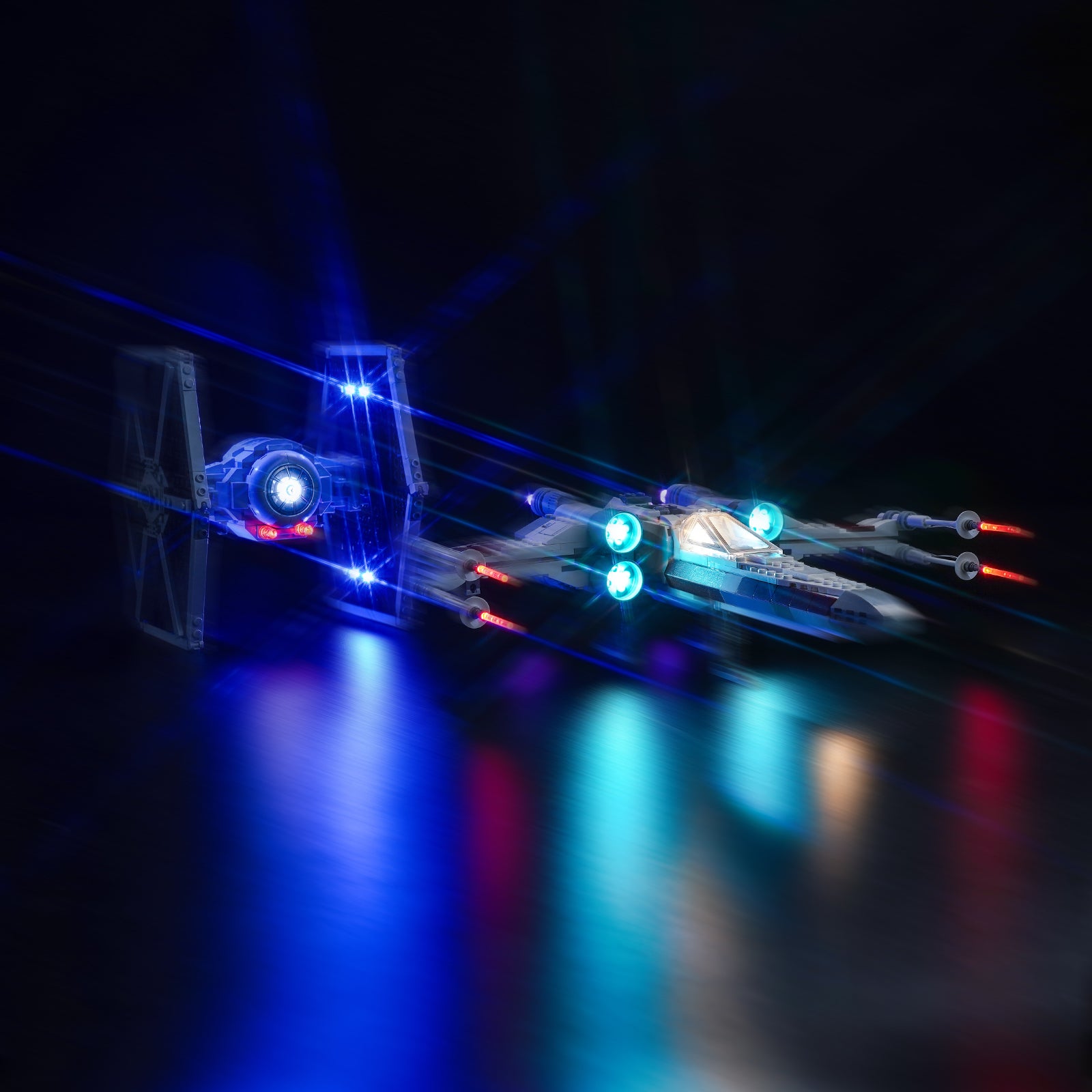 BrickBling Light Kit for LEGO Star Wars TIE Fighter & X-Wing Mash-up 75393