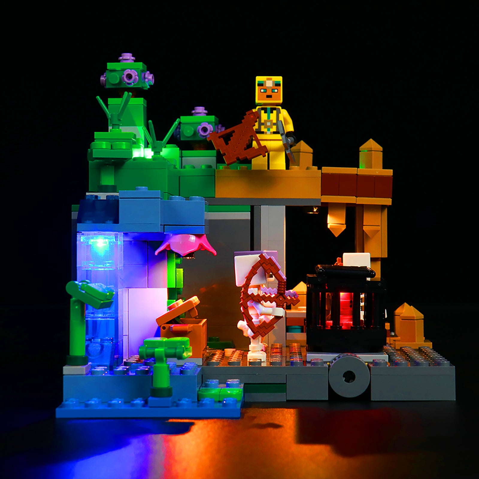 BrickBling Light Kit for LEGO Minecraft The Skeleton Dungeon 21189