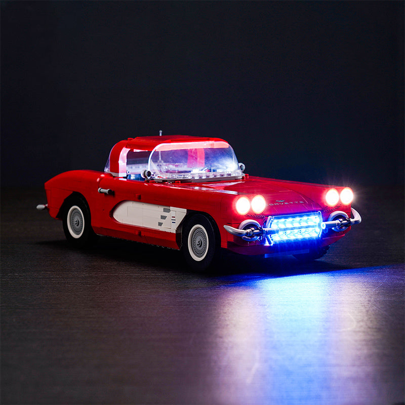 BrickBling Lichtset für LEGO Icons Chevrolet Corvette 10321