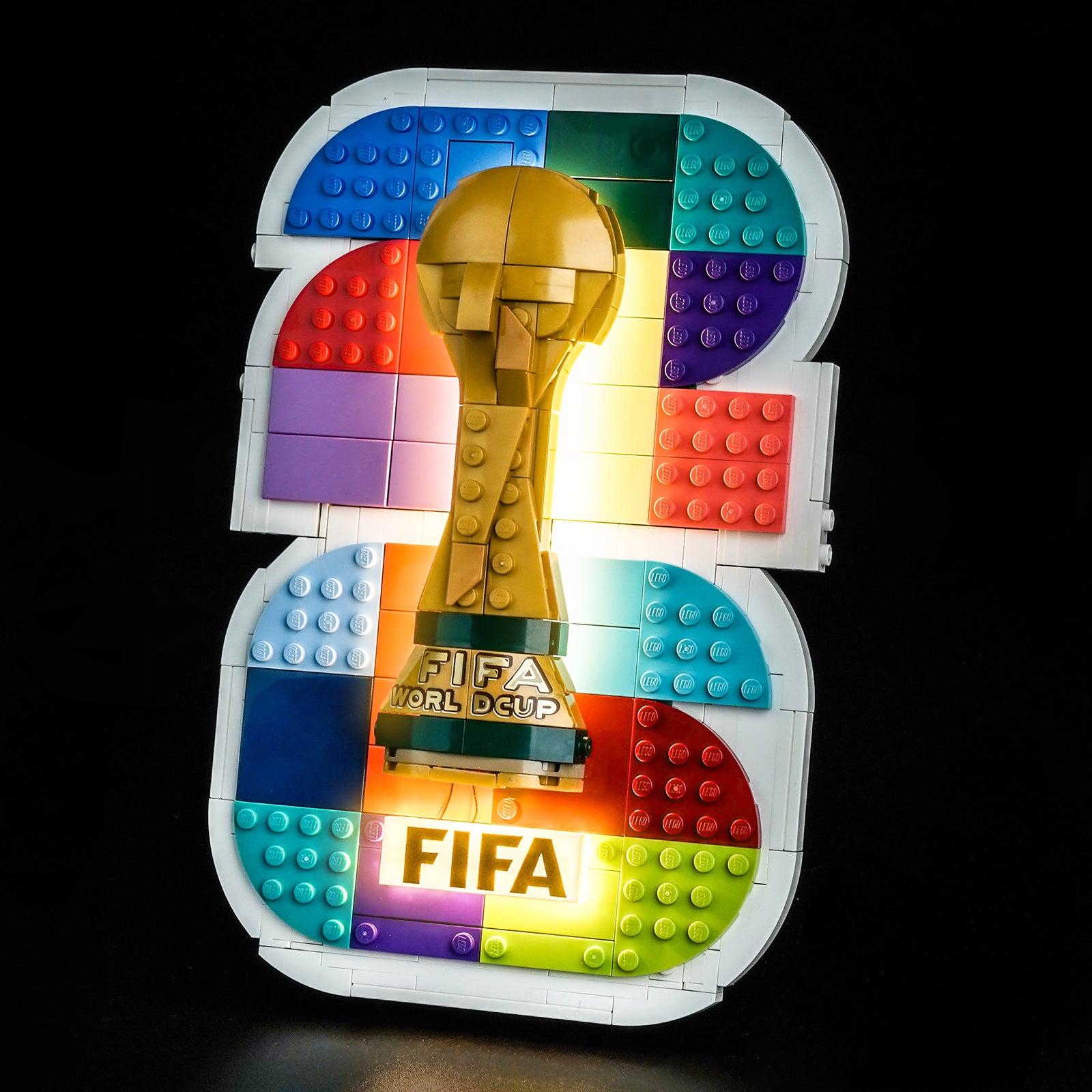 BrickBling Light Kit for LEGO Editions FIFA World Cup 2026™ Official Emblem 43032