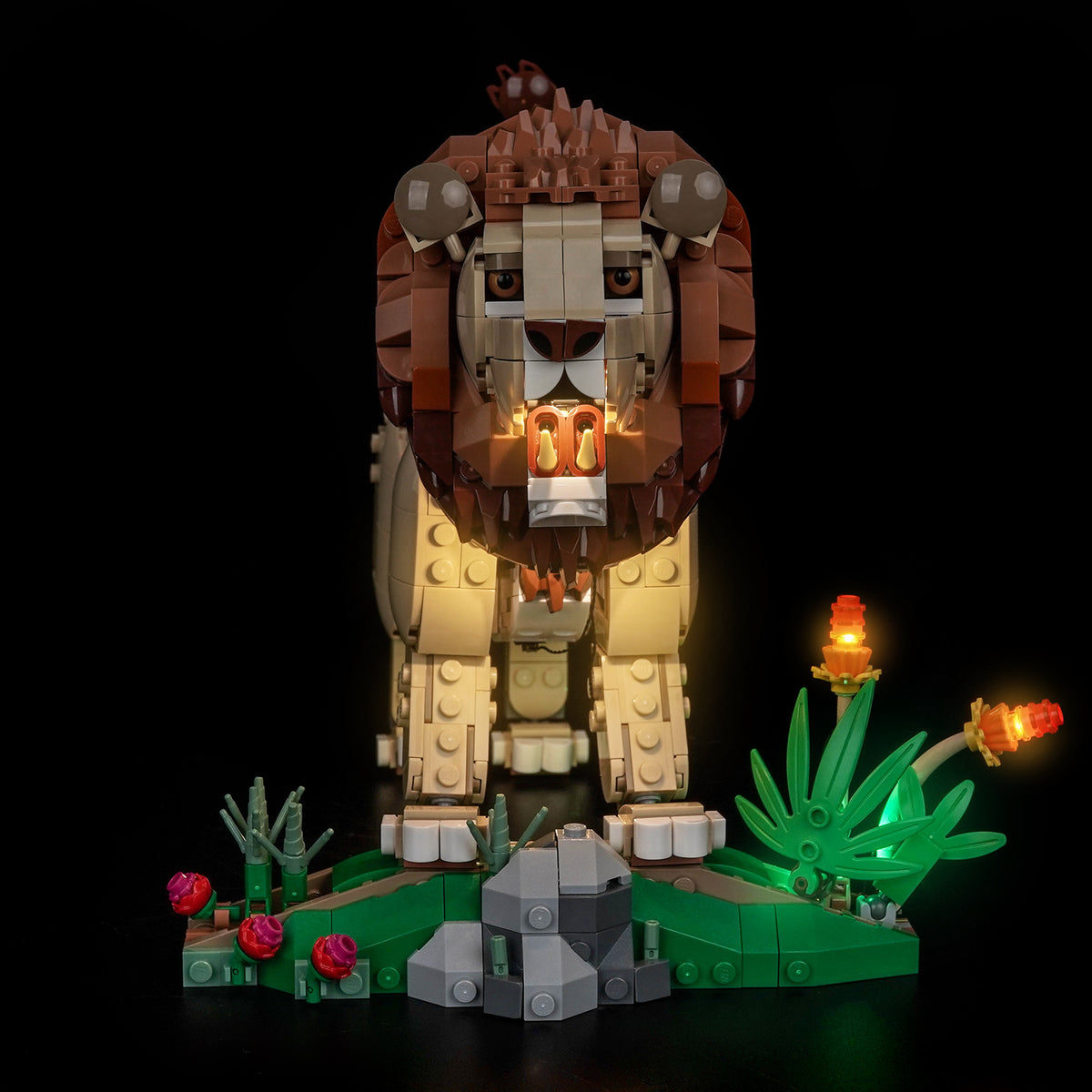 BrickBling Light Kit for LEGO Creator 3-in-1 Wild Animals: Majestic Lion 31386