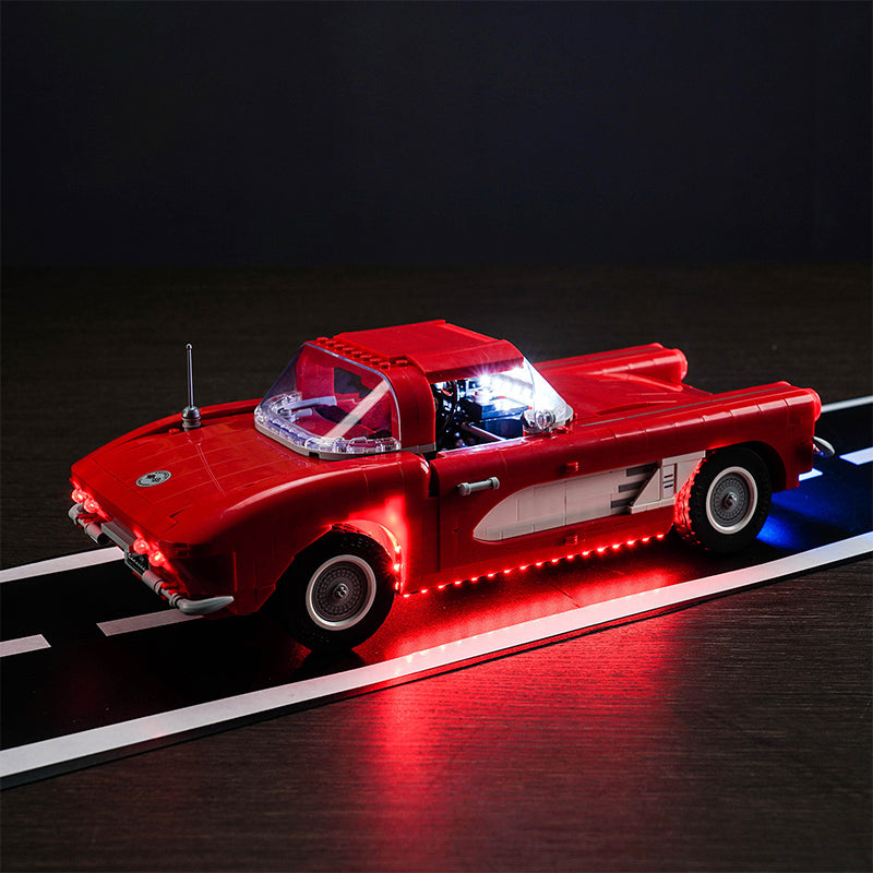 BrickBling Lichtset für LEGO Icons Chevrolet Corvette 10321, ferngesteuerte Version