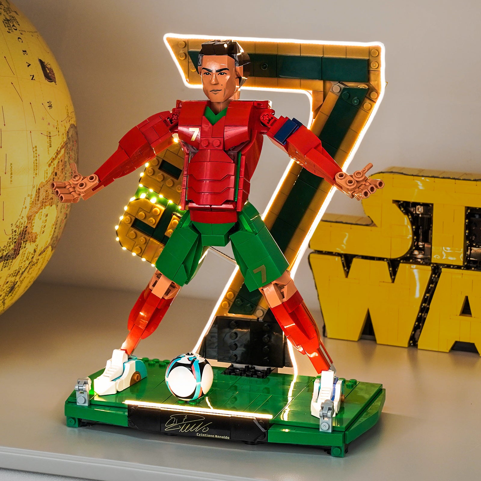 BrickBling Light Kit for LEGO Editions Cristiano Ronaldo – Soccer Legend 43016