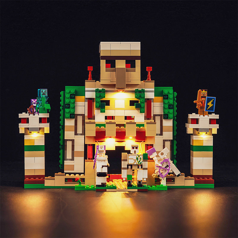 Kit d'éclairage BrickBling pour LEGO La forteresse du Golem de fer 21250