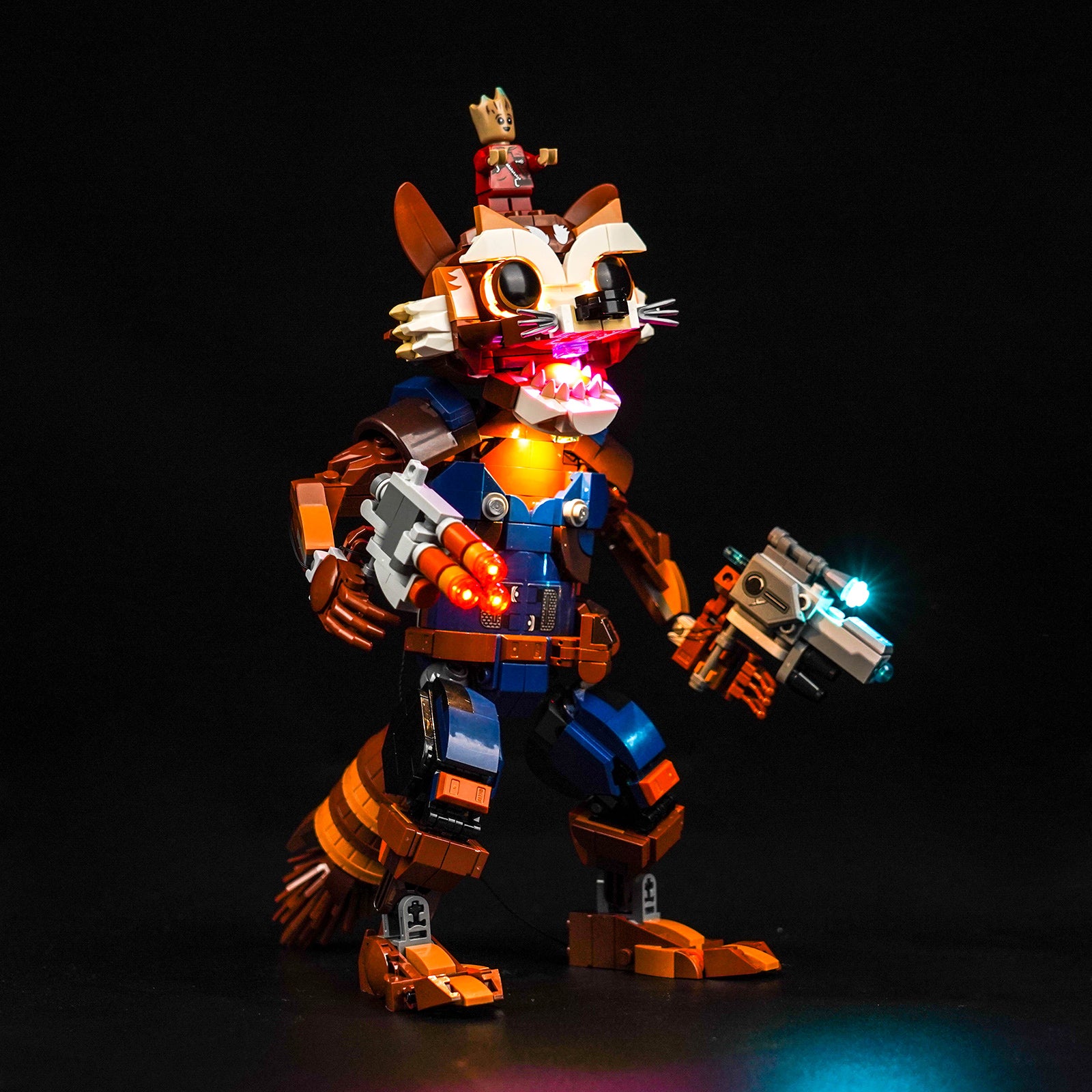 BrickbBling Light Kit for LEGO Marvel Rocket & Baby Groot 76282