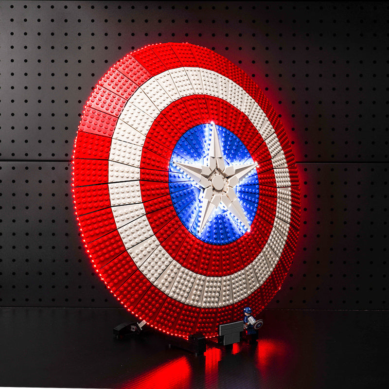 BrickBling Lichtset für LEGO Captain America's Shield 76262