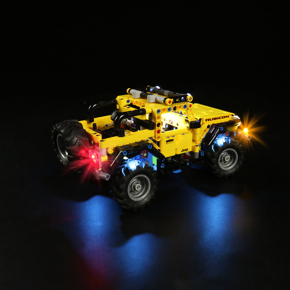 Kit d'éclairage BrickBling pour LEGO Technic Jeep Wrangler 42122