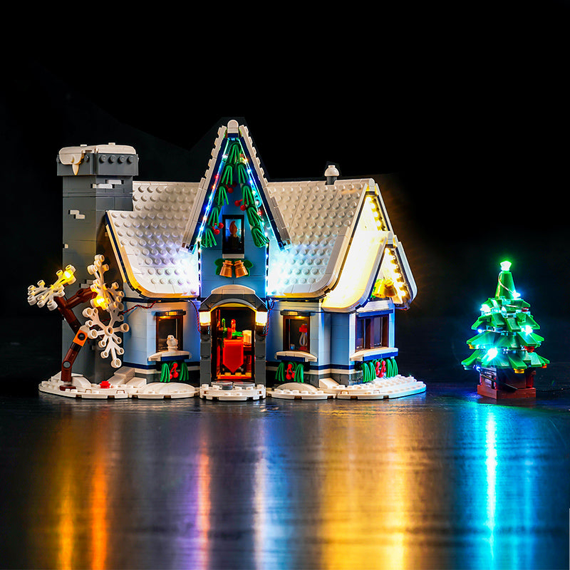 Kit d'éclairage BrickBling pour la visite du Père Noël LEGO 10293