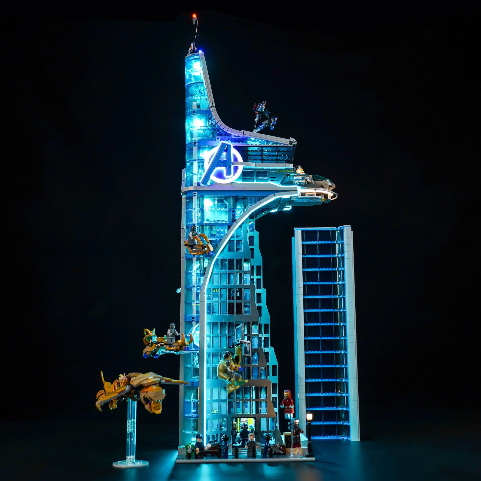 Light Kit for LEGO Marvel Avengers Tower 76269 - BrickBling GC Version