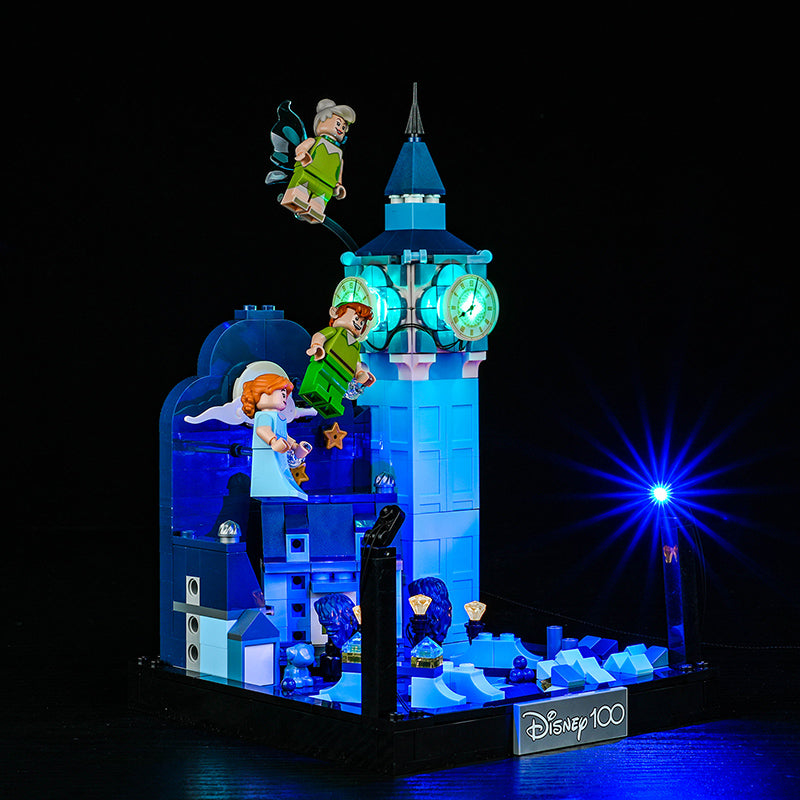 Kit d'éclairage BrickBling pour LEGO Disney Le vol de Peter Pan et Wendy au-dessus de Londres 43232