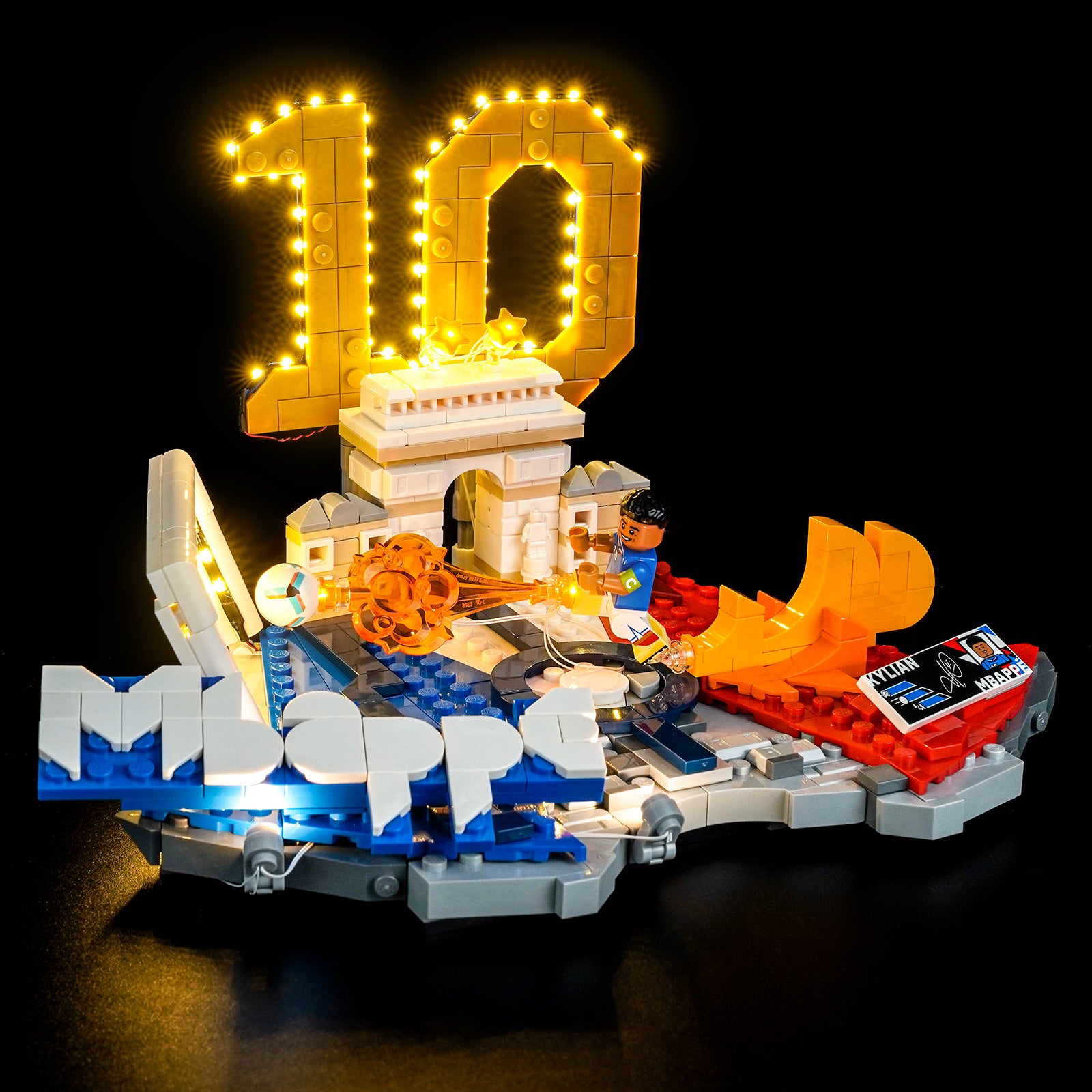 BrickBling Light Kit for LEGO Editions Kylian Mbappé – Soccer Highlights 43013