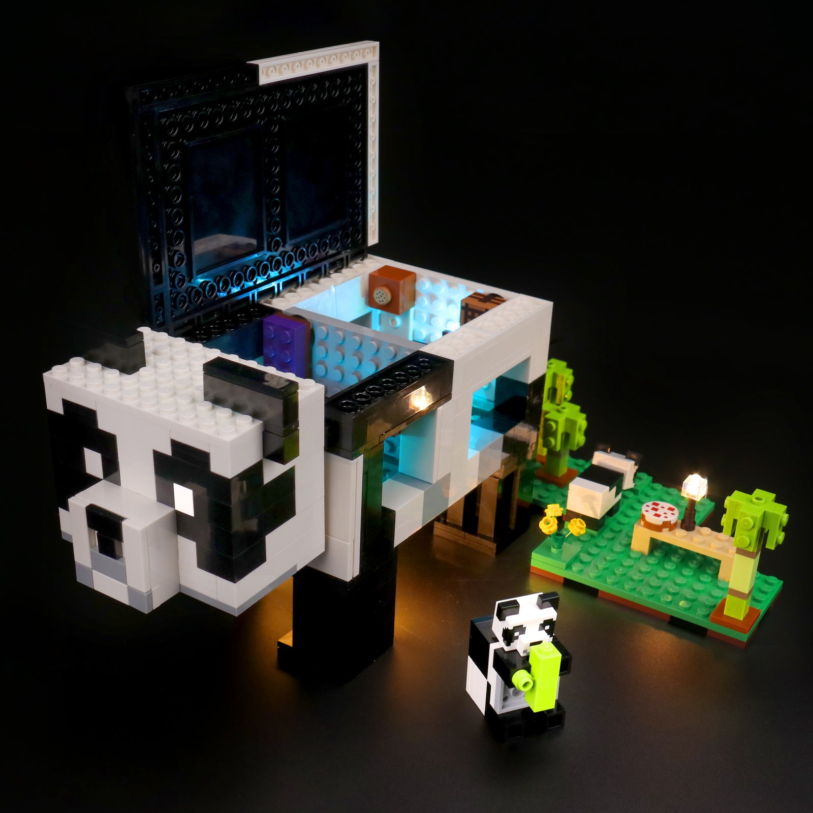 BrickBling Lichtset für LEGO Panda Haven 21245