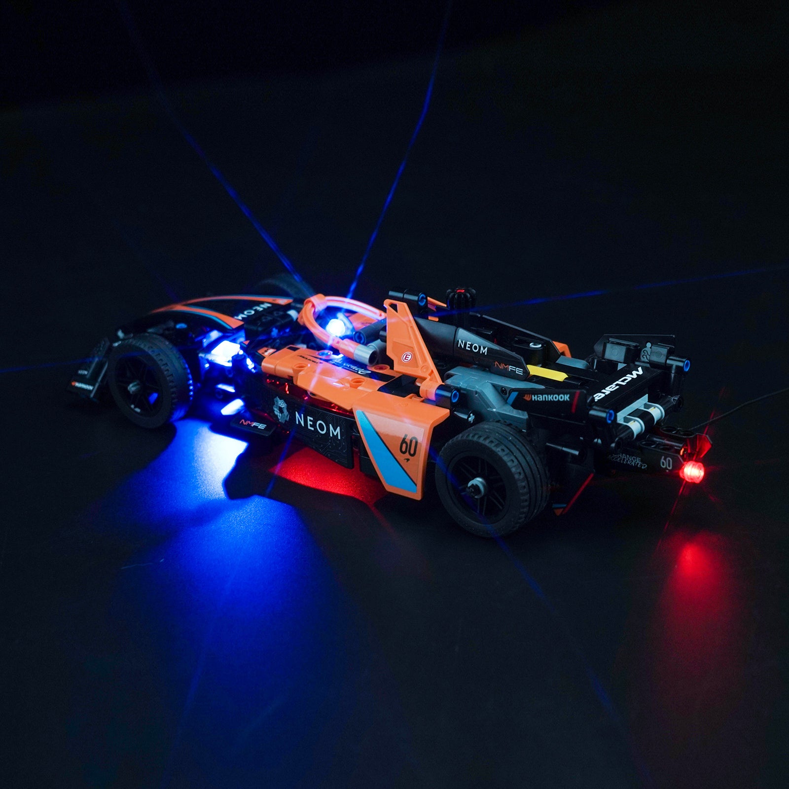 BrickBling Light Kit for LEGO Technic NEOM McLaren Formula E Race Car 42169