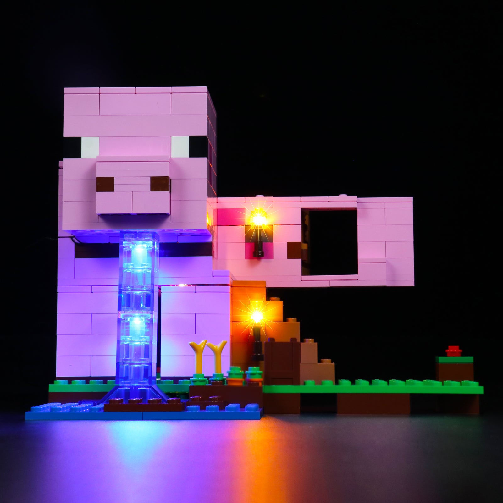 BrickBling Lichtset für LEGO Minecraft Pig House 21170