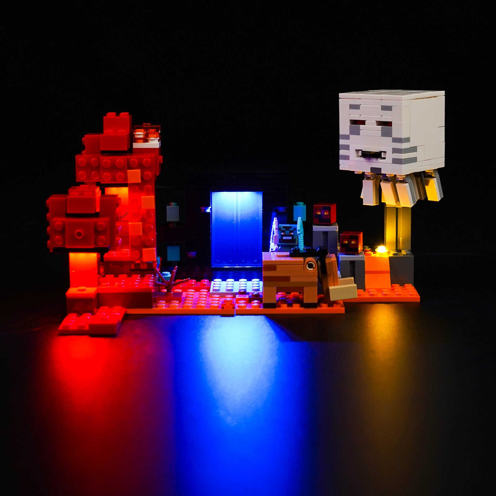BrickBling Light Kit for LEGO Minecraft The Nether Portal Ambush 21255