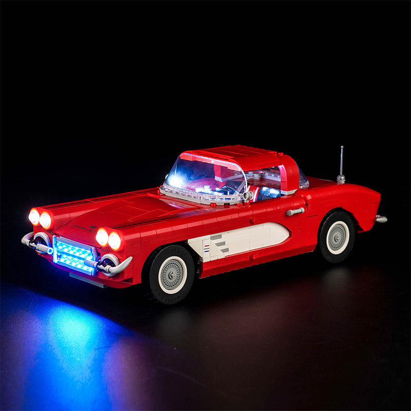 BrickBling Lichtset für LEGO Icons Chevrolet Corvette 10321