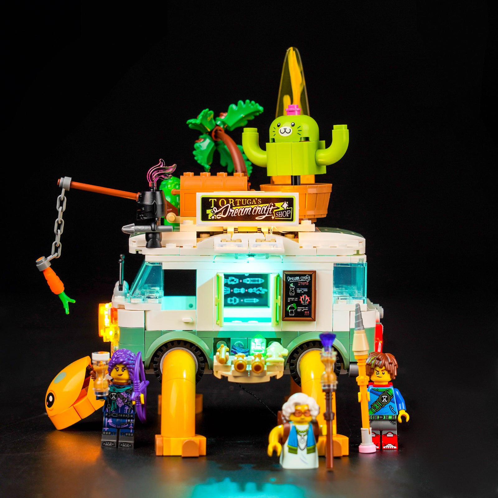 BrickBling Light Kit for LEGO DREAMZzz Mrs. Castillo’s Turtle Van 71456