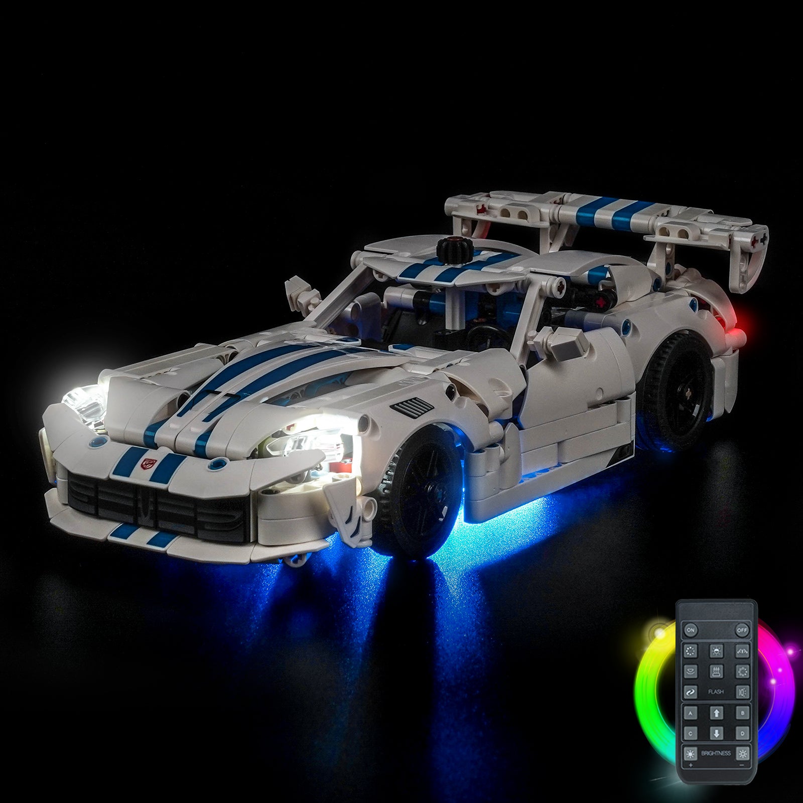 BrickBling Light Kit für LEGO Technic Dodge Viper GTS-R Sportwagen 42234