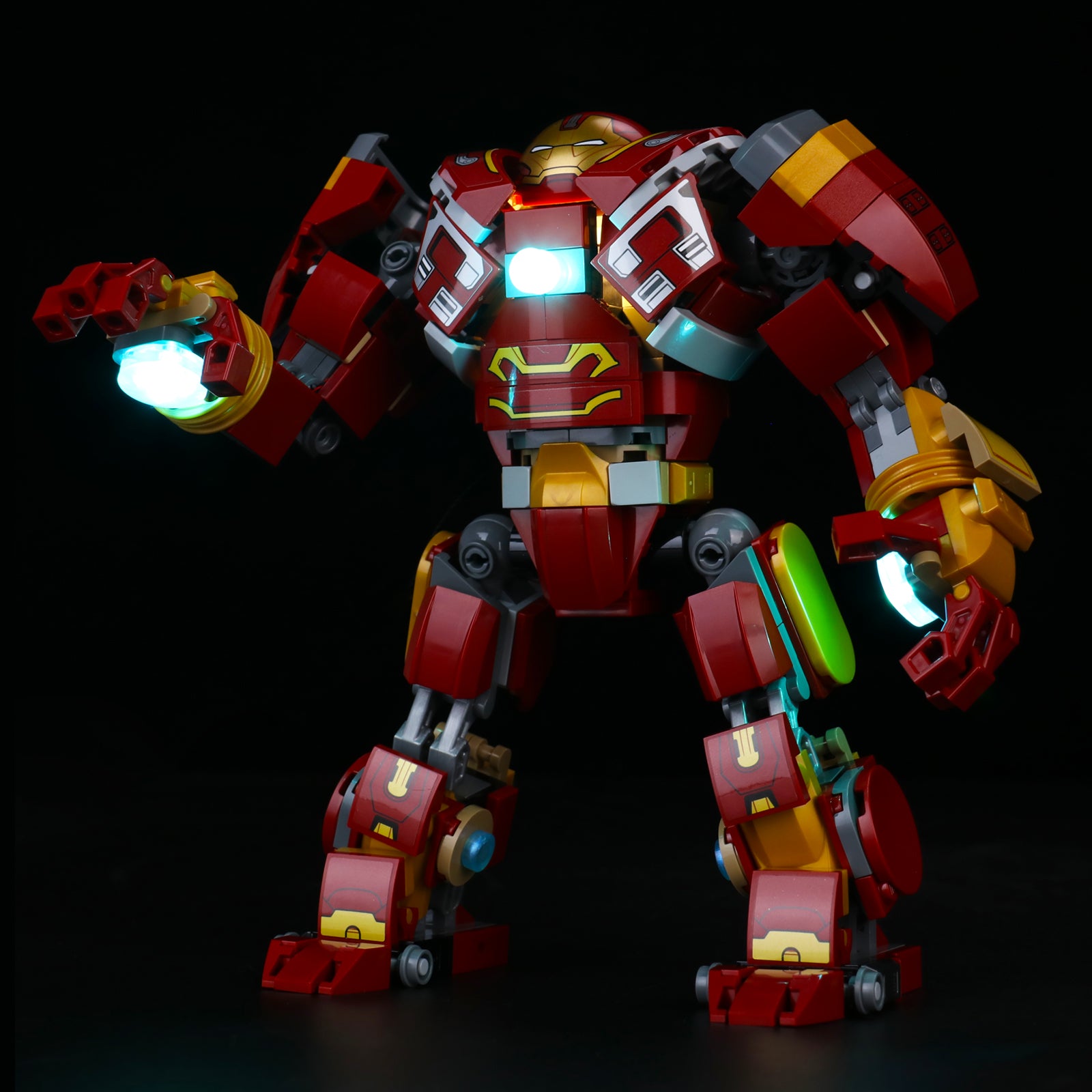 BrickBling Light Kit for LEGO The Hulkbuster: The Battle of Wakanda 76247