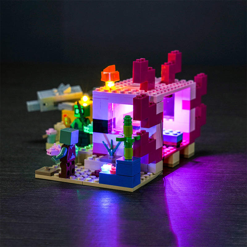 BrickBling Lighting Kit for LEGO The Axolotl House 21247