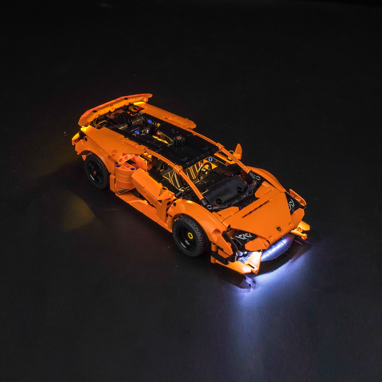 BrickBling Lichtset für LEGO Lamborghini Huracán Tecnica Orange 42196