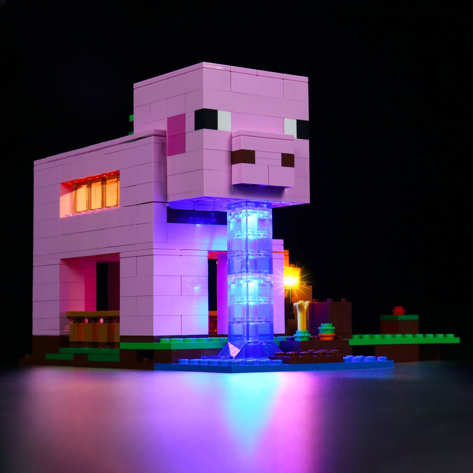 BrickBling Lichtset für LEGO Minecraft Pig House 21170