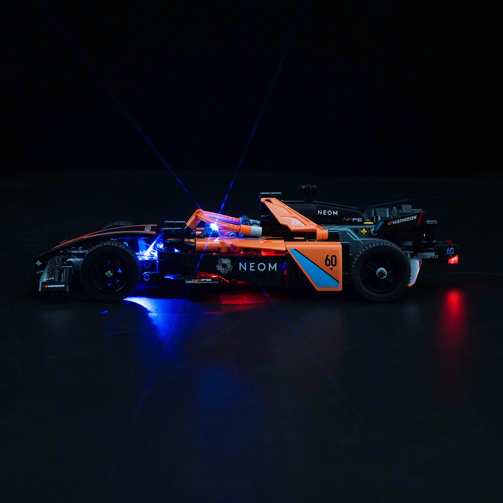 BrickBling Light Kit for LEGO Technic NEOM McLaren Formula E Race Car 42169