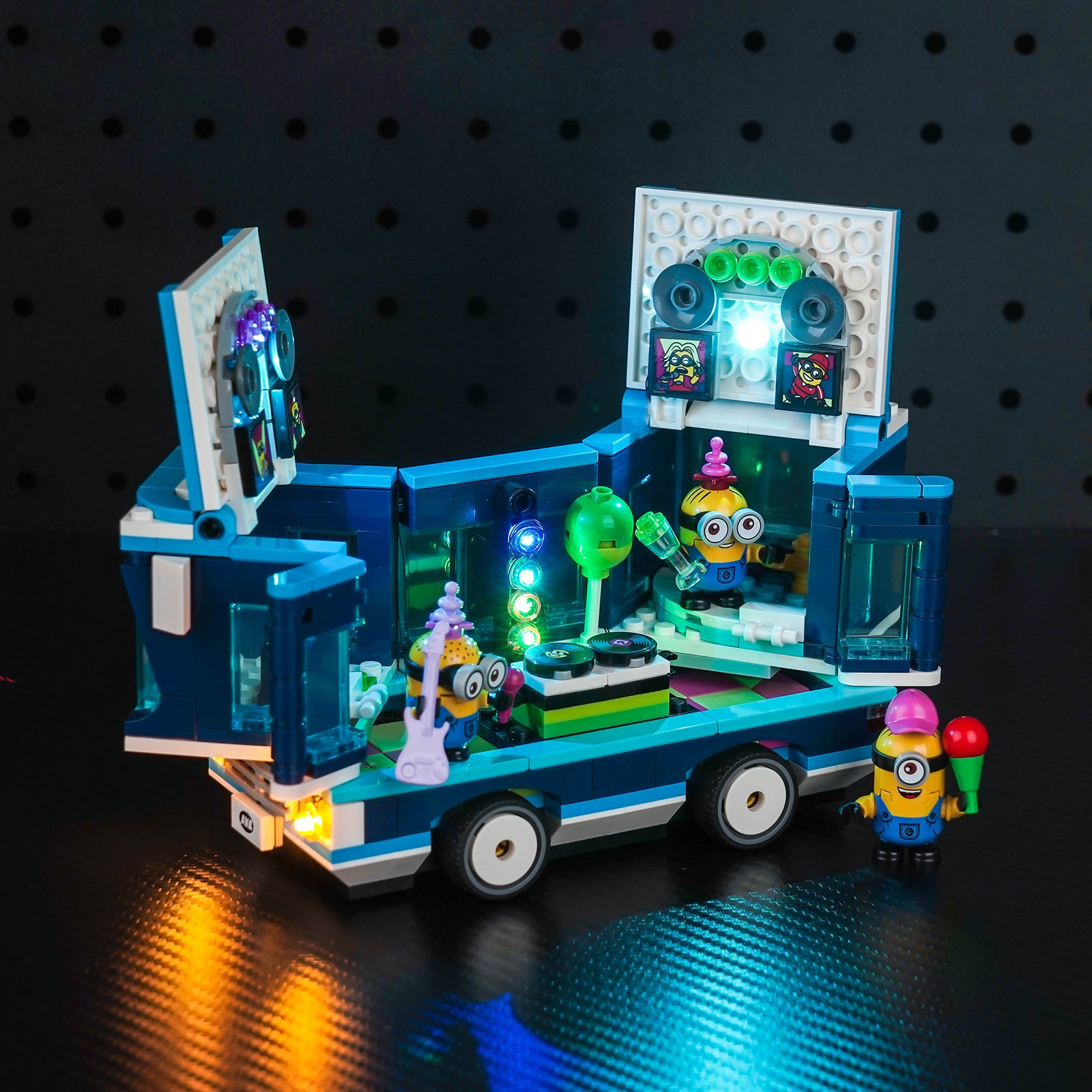BrickBling Light Kit for LEGO Despicable Me 4 Minions' Music Party Bus 75581