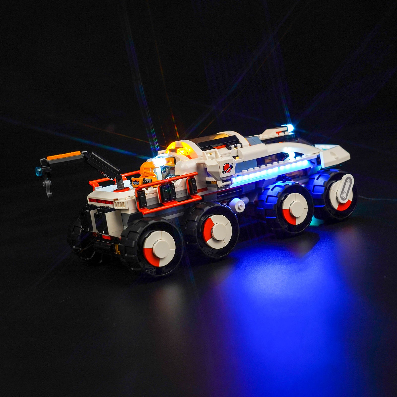 BrickBling Light Kit for LEGO City Command Rover and Crane Loader 60432