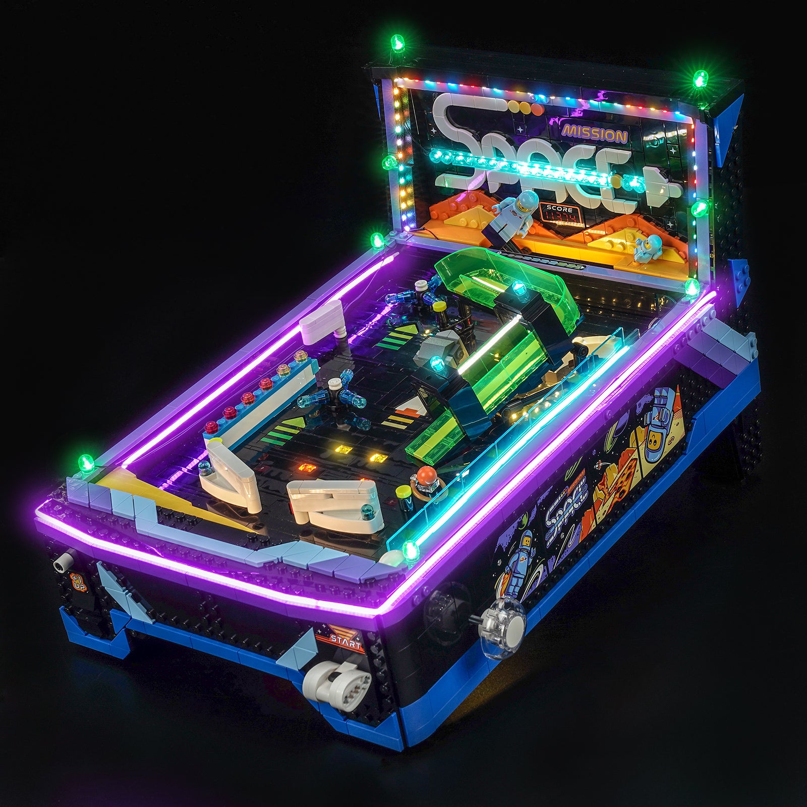 BrickBling Light Kit for LEGO Icons Arcade Pinball Machine 11374