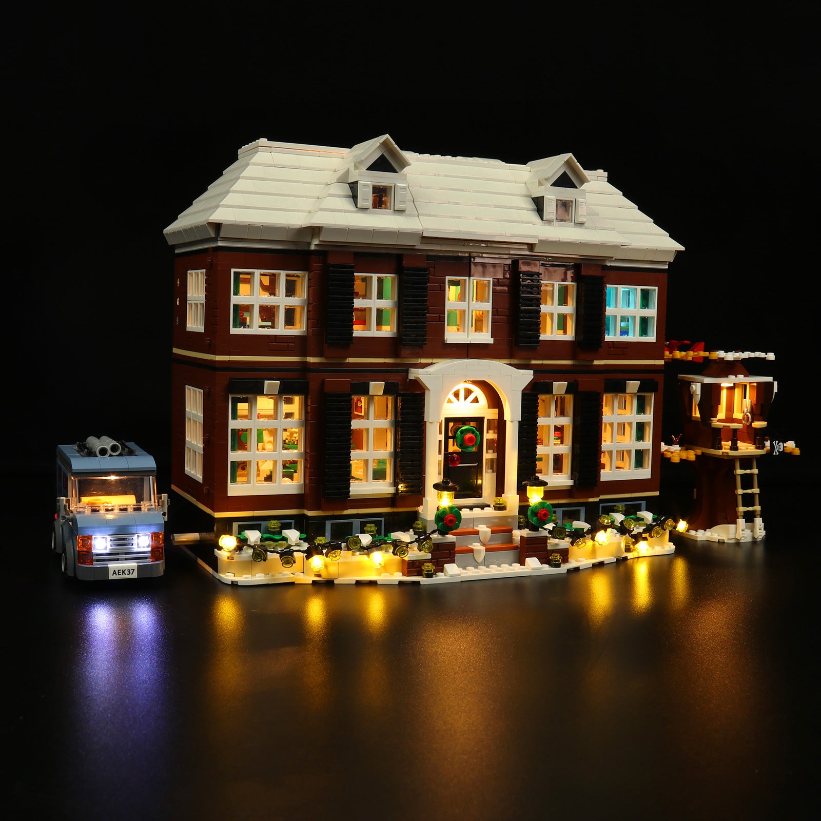 BrickBling Lichtset für LEGO Home Alone 21330 Soundversion