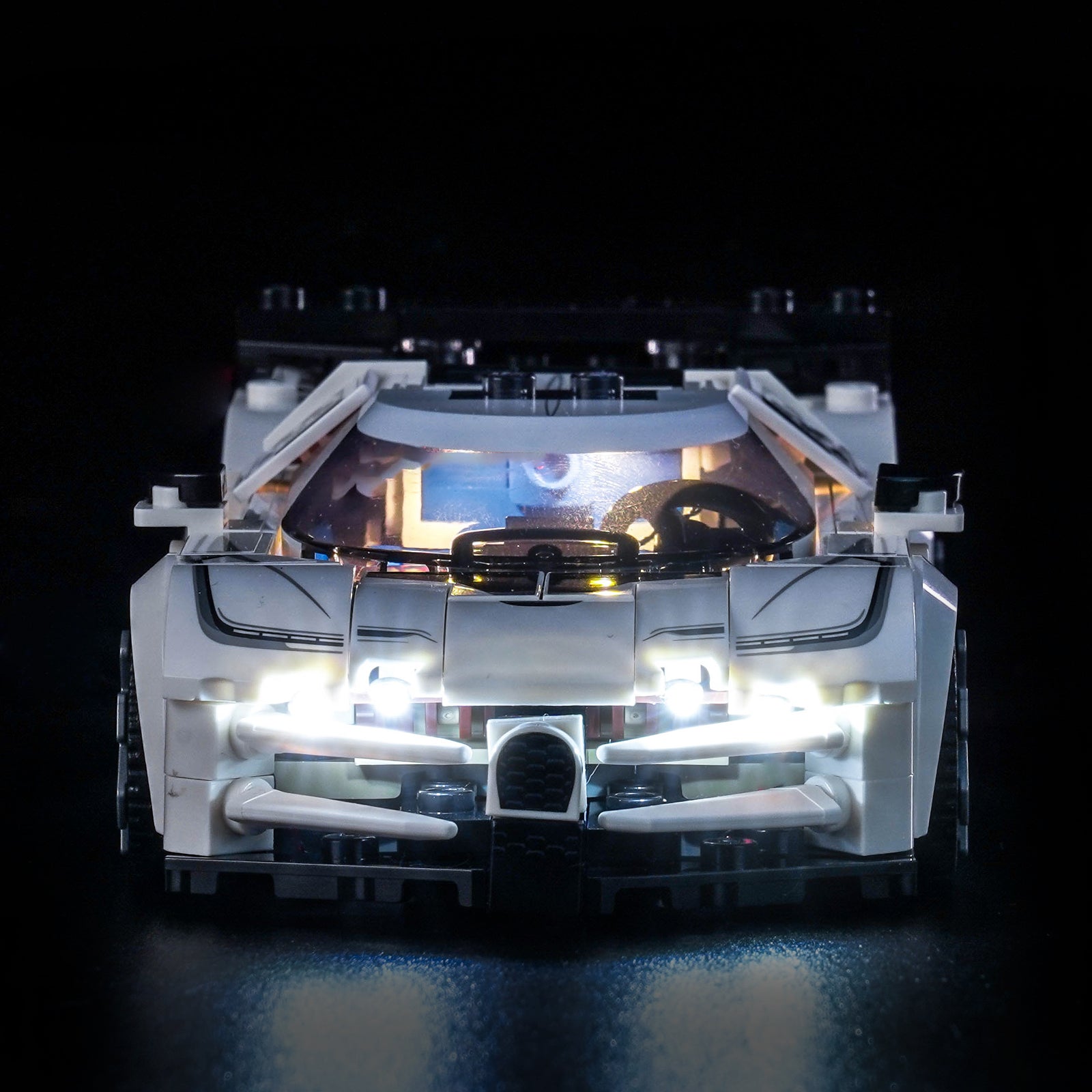 Kit d'éclairage BrickBling pour LEGO Speed Champions Bugatti Centodieci Hypercar 77240