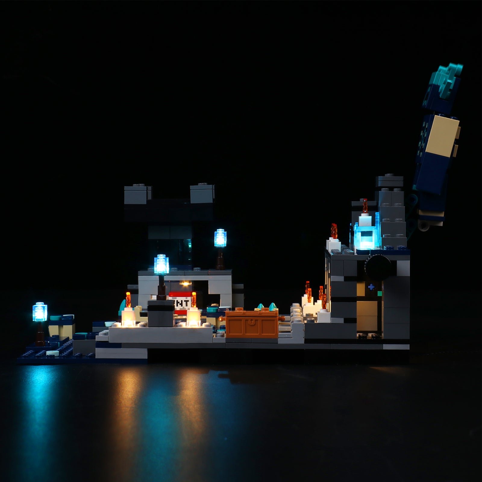 Kit d'éclairage BrickBling pour LEGO The Deep Dark Battle Playset 21246
