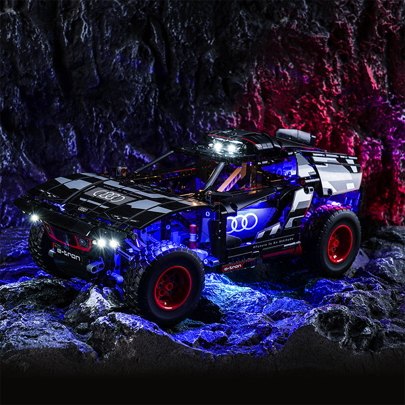Kit d'éclairage BrickBling pour LEGO Technic Audi RS Q e-tron 42160