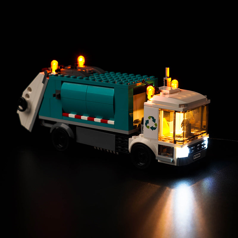 BrickBling Lichtset für LEGO Recycling Truck 60386